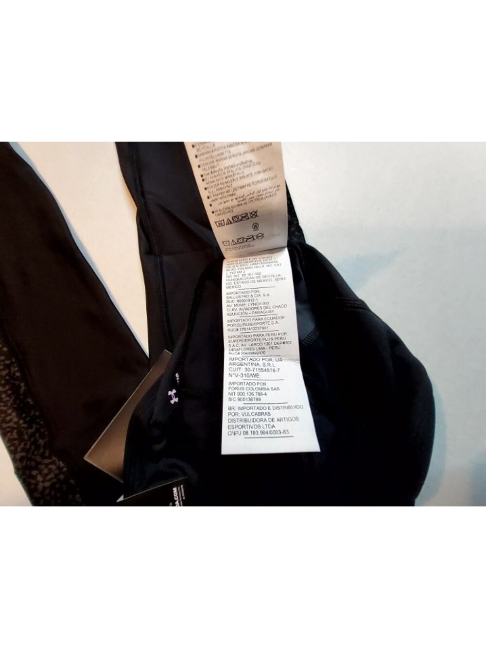 Under Armour Womens High-Rise Compression Ankle Legging XS Black Polyester Blend - Picture 10 of 13